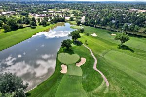 Cherry Hills 2nd Green Aerial